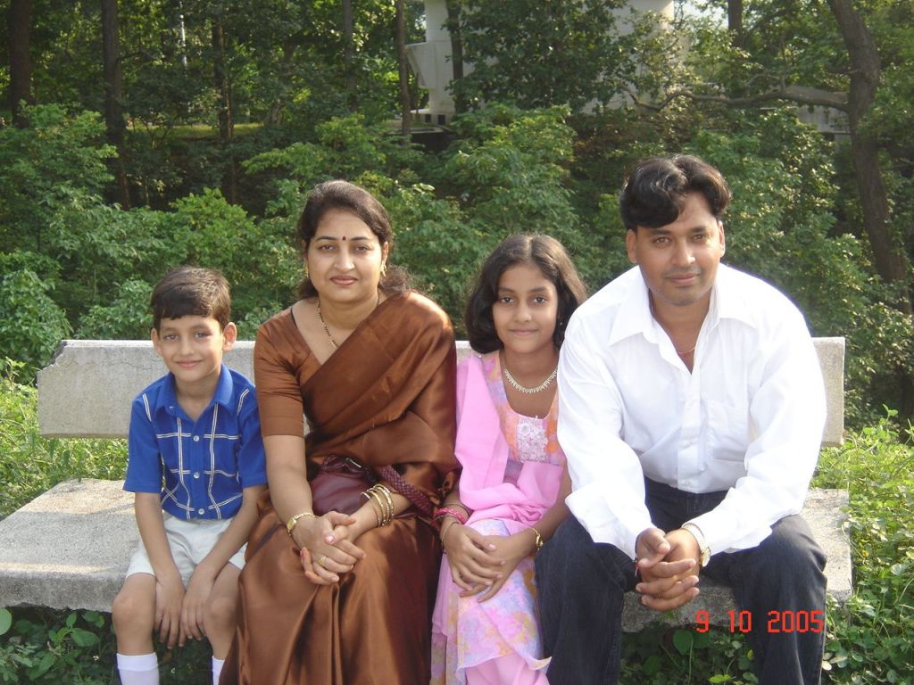 My Nilu Mousi and thier kids with my brother Raj